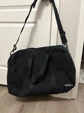NOBULL Black Duffel Bag with Removable Shoulder Strap